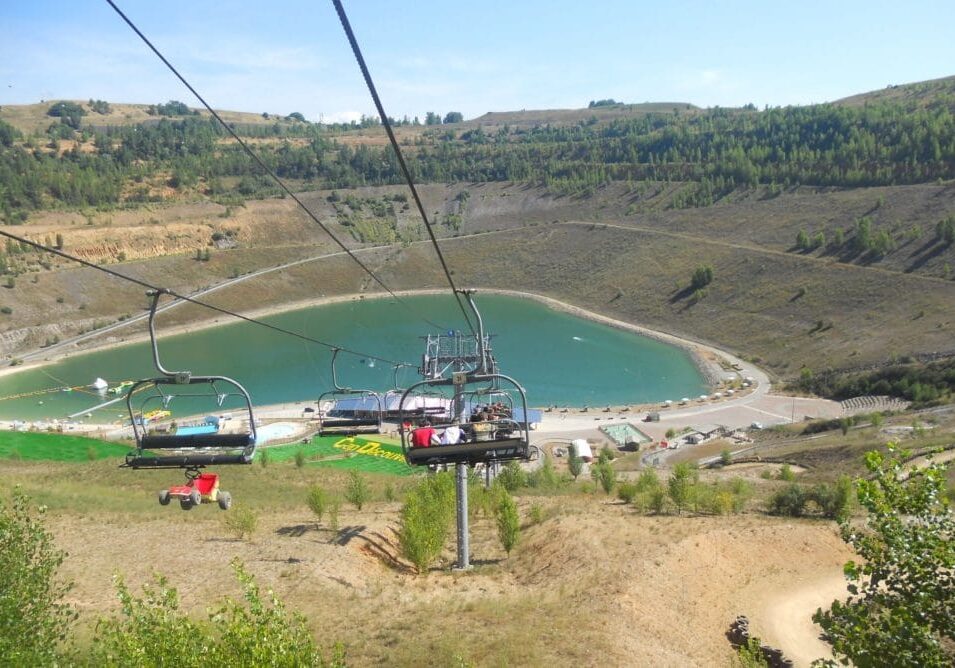 Lac de Bonefon attractiepark Cap Decouverte kleiner