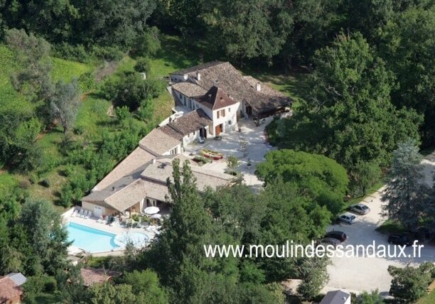 Sandaux vanuit de lucht